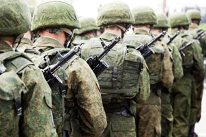 soldiers marching photo