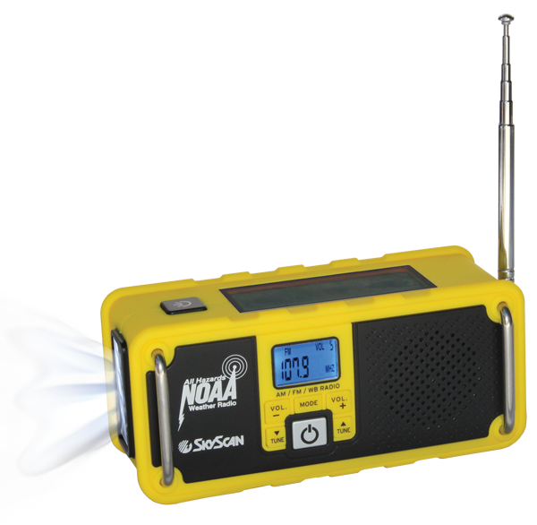 SkyScan AM/FM Weather Band Radio view from front